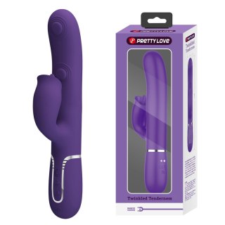 2 WIBRATOR - Gigi dark purple, 7 thumping functions 7 licking modes