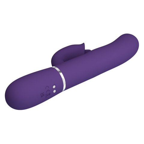 2 WIBRATOR - Gigi dark purple, 7 thumping functions 7 licking modes