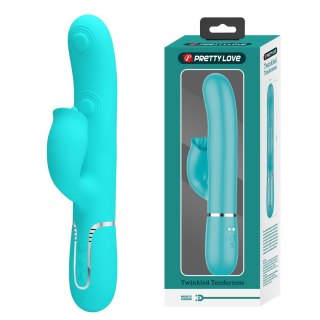 2 WIBRATOR - Gigi light blue, 7 thumping functions 7 licking modes