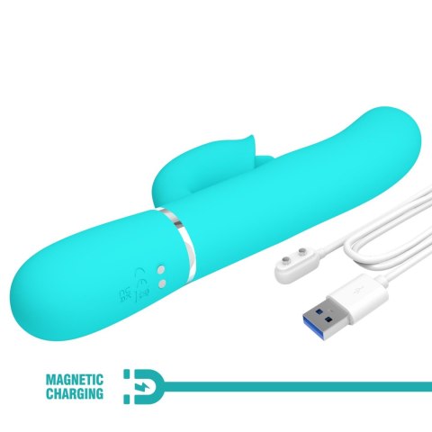 2 WIBRATOR - Gigi light blue, 7 thumping functions 7 licking modes