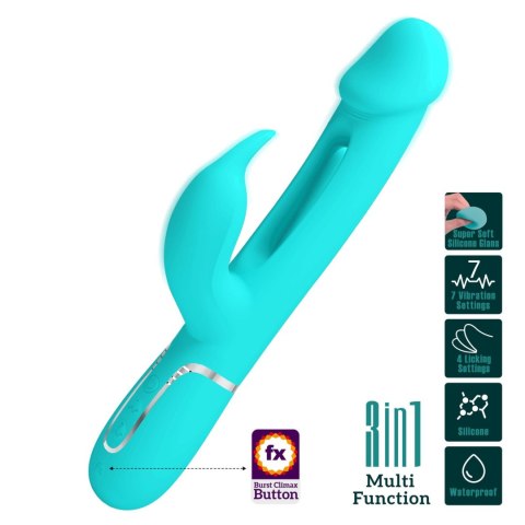 WIBRATOR - Kampas Green, 7 vibration functions 4 licking settings