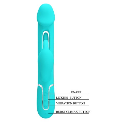 WIBRATOR - Kampas Green, 7 vibration functions 4 licking settings