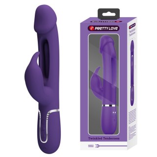 2 WIBRATOR - Kampas dark Purple, 7 vibration functions 4 licking settings