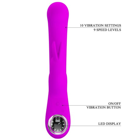 WIBRATOR - Lamar Purple, 10 vibration functions 9 speed levels