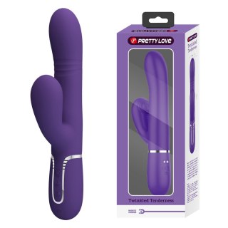 2 WIBRATOR - Mariana dark purple, 7 vibration functions, 7 thrusting settings, 4 rolling functions,4 nodding functions