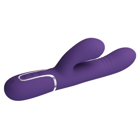 WIBRATOR - Mariana dark purple, 7 vibration functions, 7 thrusting settings, 4 rolling functions,4 nodding functions