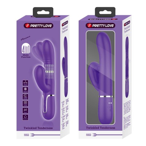 2 WIBRATOR - Mariana dark purple, 7 vibration functions, 7 thrusting settings, 4 rolling functions,4 nodding functions