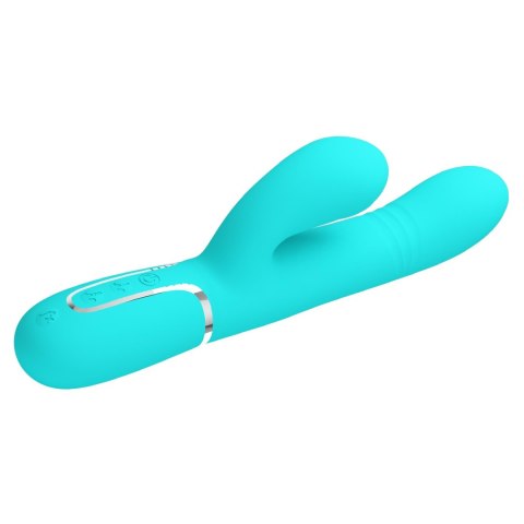 2 WIBRATOR - Mariana light blue, 7 vibration functions, 7 thrusting settings, 4 rolling functions, 4 nodding functions