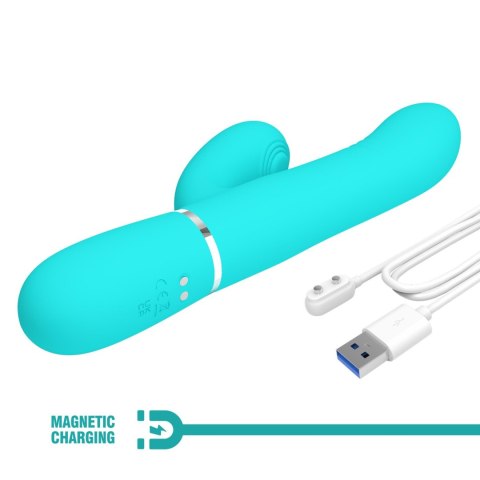 2 WIBRATOR - Mariana light blue, 7 vibration functions, 7 thrusting settings, 4 rolling functions, 4 nodding functions