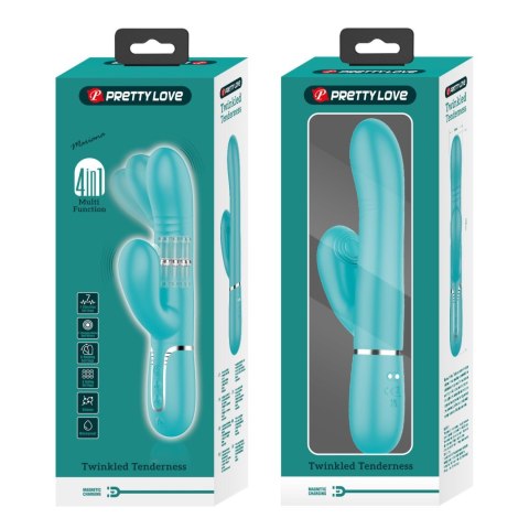 2 WIBRATOR - Mariana light blue, 7 vibration functions, 7 thrusting settings, 4 rolling functions, 4 nodding functions