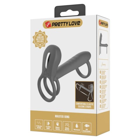 PRETTY LOVE - Master ring, 12 vibration functions 12 licking settings Memory function PRETTY LOVE - Master ring, 12 vibration functions 12 licking settings Memory function
