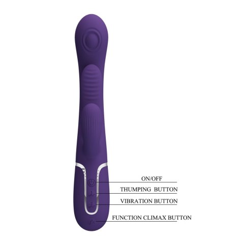 2 WIBRATOR - Shonia Dark Purple, Twinkled Tenderness, 7 thumping functions 7 vibration functions