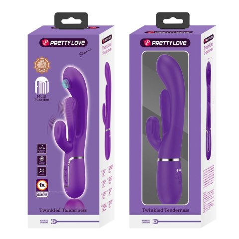 PRETTY LOVE - Shonia Dark Purple, Twinkled Tenderness, 7 thumping functions 7 vibration functions