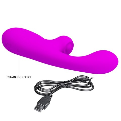 WIBRATOR - Skylar Purple, 10 vibration functions 9 speed levels 10 thumping functions