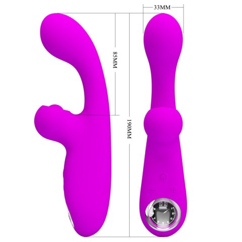 2 WIBRATOR - Skylar Purple, 20 vibration functions 9 speed levels 20 thumping functions