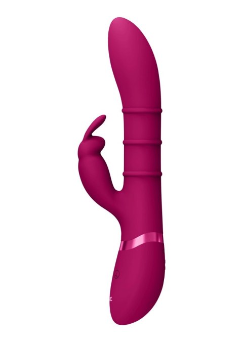 Stimulating Rings, wibrator G-Spot Wibrator króliczek, rabbit - Pink