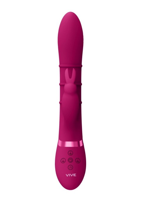 Stimulating Rings, wibrator G-Spot Wibrator króliczek, rabbit - Pink