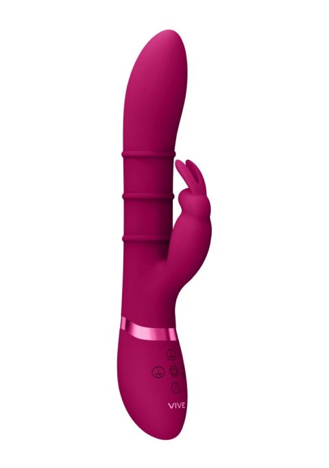 Stimulating Rings, wibrator G-Spot Wibrator króliczek, rabbit - Pink