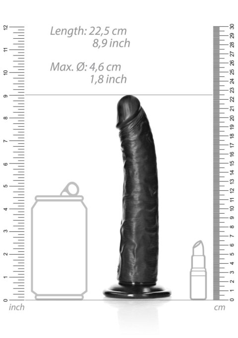 Slim Realistic Dildo with Suction Cup - 8""""/ 20,5 cm