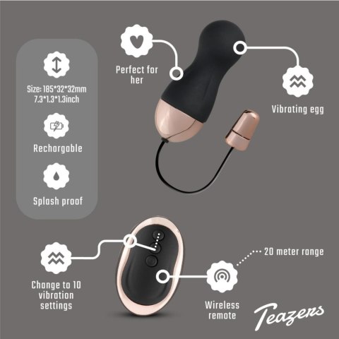 Teazers Vibrating Egg With Remote Control