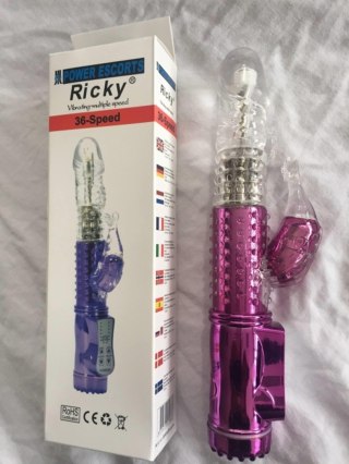 Ricky purple 36 speed Wibrator króliczek rabbit23,5 cm