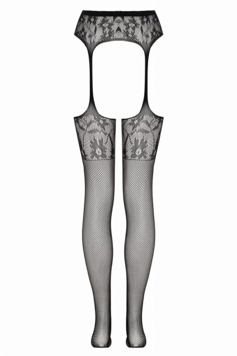 Suspender pantyhose Sulita - Black