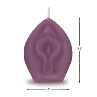 Eden's Candle - Vanilla Scented Vagina - Eggplant