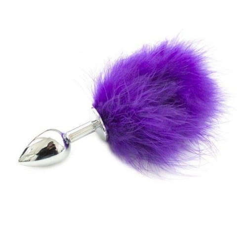 Plug, korek analny-Plug, korek analny anale Pon Tail Anal Plug, korek analny Purple