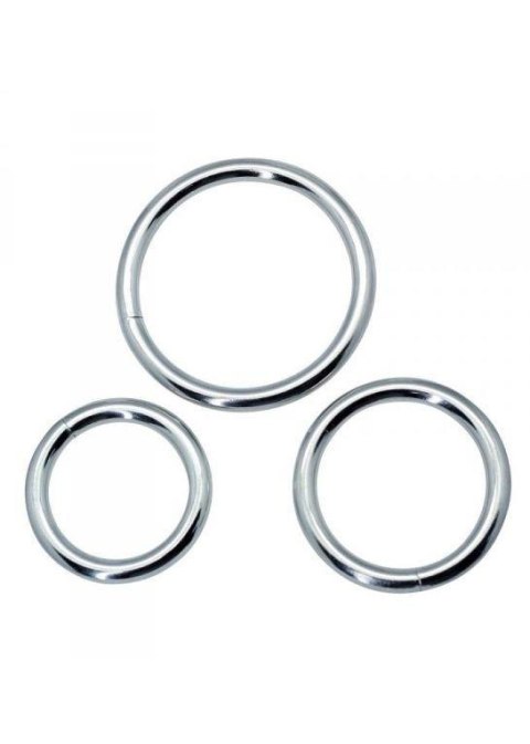 Timeless metal rings (3 pcs)