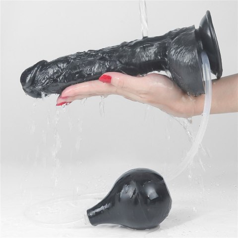 DILDO 10'' SQUIRT EXTREME DILDO - BLACK 24-0253