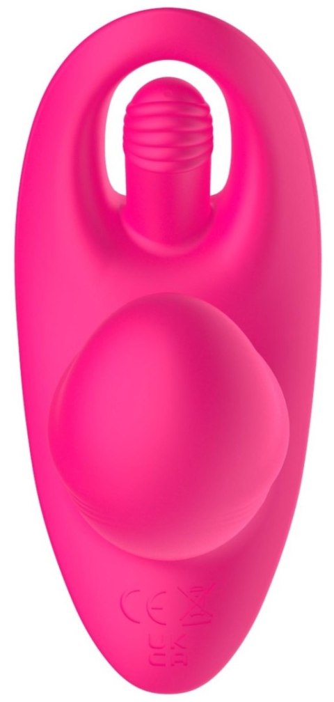 Flicking wearable vibrator