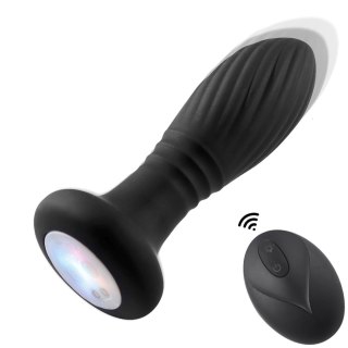 Lighting anal plug, korek analny black