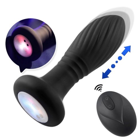 Lighting anal plug, korek analny black Lighting anal plug, korek analny black