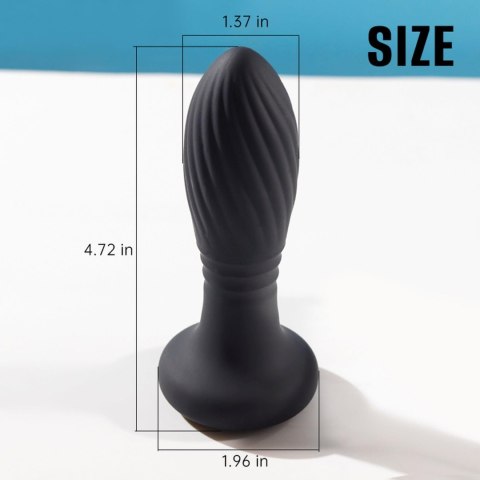 Lighting anal plug, korek analny black Lighting anal plug, korek analny black