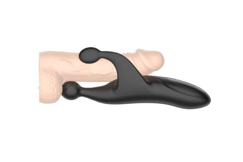 Tapping and vibrating penis stimulator