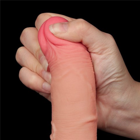 DILDO 7.5'' SLIDING SKIN DUAL LAYER DONG FLESH 24-0368