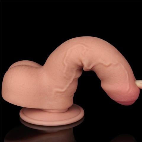 DILDO 7'' SLIDING SKIN DUAL LAYER DONG FLESH 24-0367