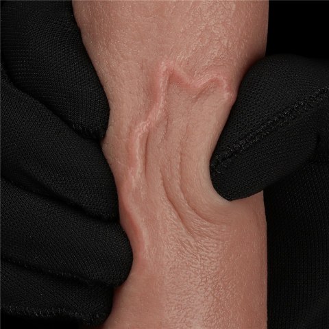 DILDO 8'' DUAL LAYERED SILICONE COCK 24-0517