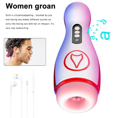 Masturbator - Vibrating Masturbation Cup , 7 Suction Power, 7 Vibration Setting