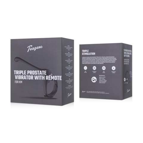 Teazers Triple Prostate Vibrator with Remote