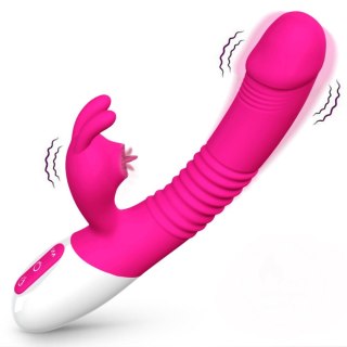 Wibrator- Silicone wibrator USB 7 Powerful Licking and Thrusting Modes