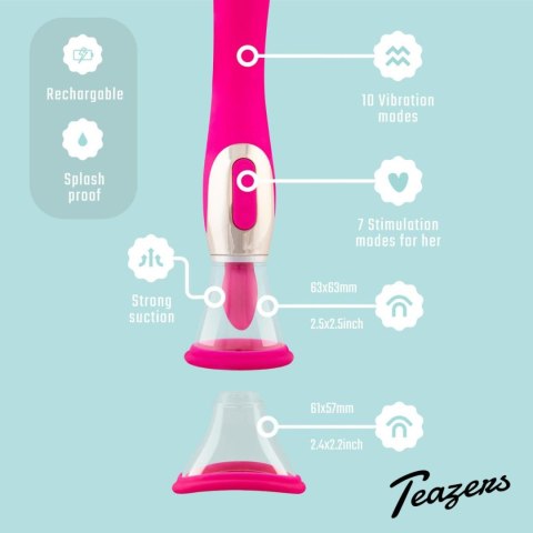 Pleasure Pump With G-Spot Vibrator - Pink