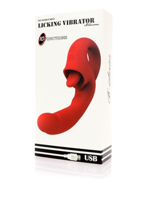 Wibrator - Mini wibrator Licking wibrator USB 20 Functions