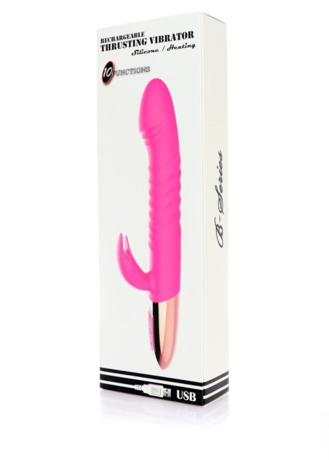 Wibrator - Mini wibrator Thrusting wibrator USB 20 Functions - Heating