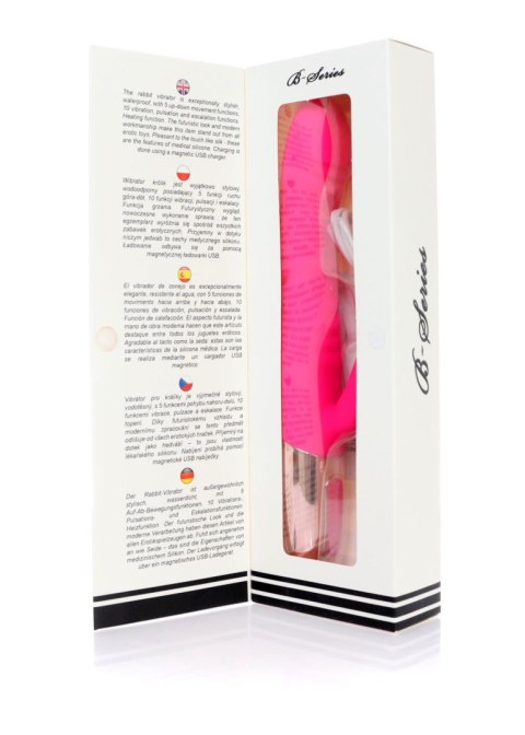 Wibrator - Rechargeable Thrusting Vibrator USB 10 Functions - Heating