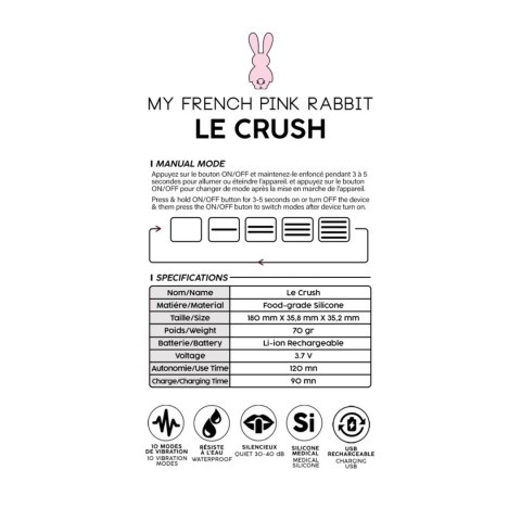 Le Crush Noir - App controlled