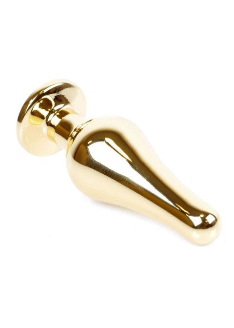 Plug-Jewellery Gold BUTT PLUG- Purple