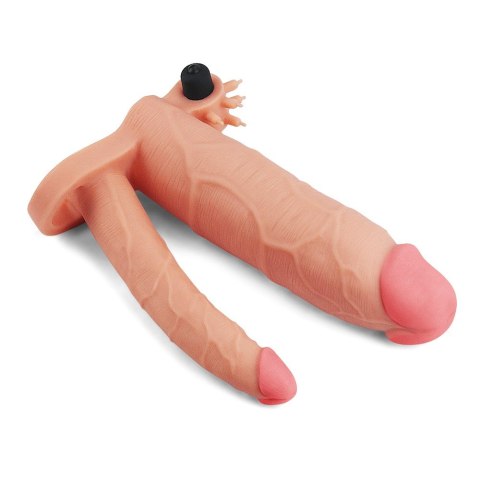 PRZEDŁUŻKA Z WIBRACJĄ ADD 3" VIBRATING DOUBLE PENIS SLEEVE 24-0436