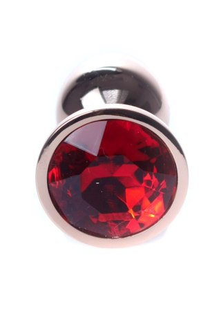 Plug, korek analny-Jewellery Red Gold plug, korek analny- Red