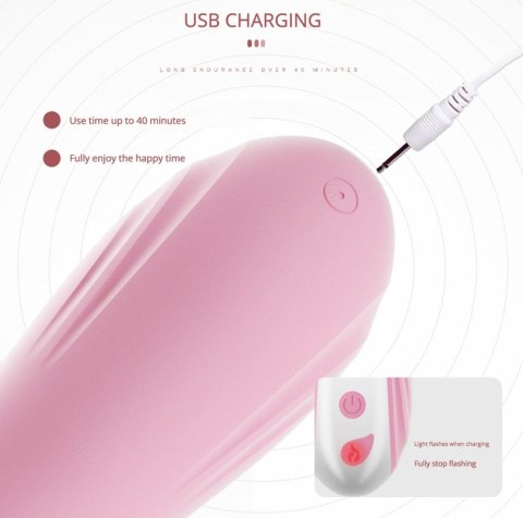 Wibrator-Hannah USB -Pink